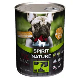   Spirit of Nature Dog bárány- és nyúlhúsos konzerv kutyáknak 415g