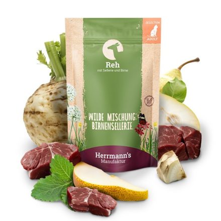 Herrmanns Őzhús menü macskáknak 93,5%-os hústartalommal 100g