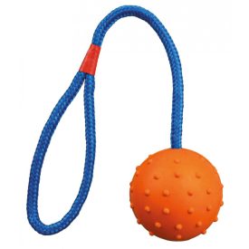   Trixie 3308 Ball on a Rope - natúr gumi labda kötéllel kutyák részére (Ø7/30cm)