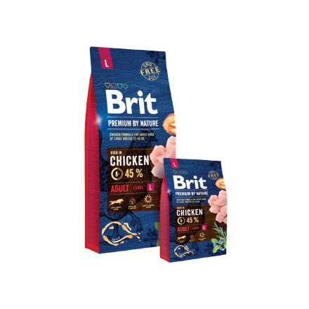 Brit Premium by Nature Adult Large Breed kutyatáp 15 kg 