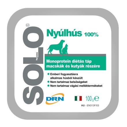 Solo Hypoallergen pástétom nyúlhús 300g