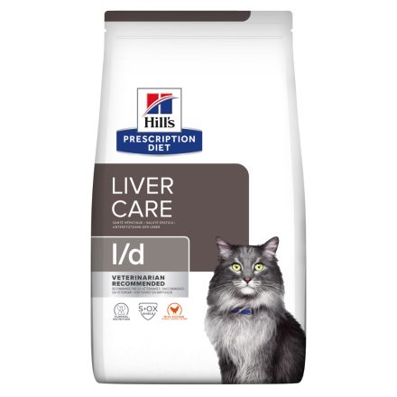Hill's PD Feline L/D Liver Care gyógytáp 1,5 kg