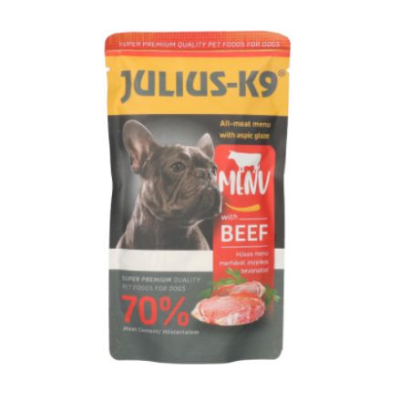 Julius-K9 Dog Adult Beef - marhahúsos nedveseledel felnőtt kutyák részére 16x125g