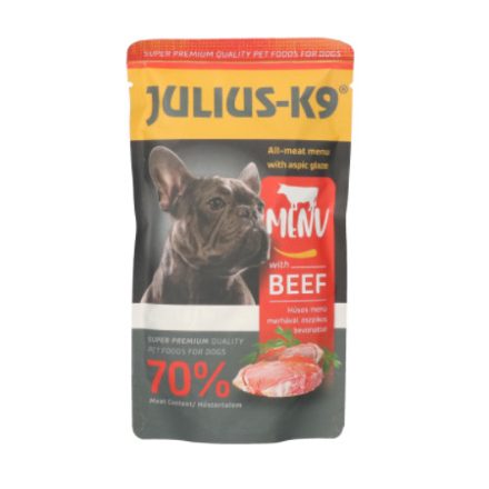 Julius-K9 Dog Adult Beef - marhahúsos nedveseledel felnőtt kutyák részére 16x125g