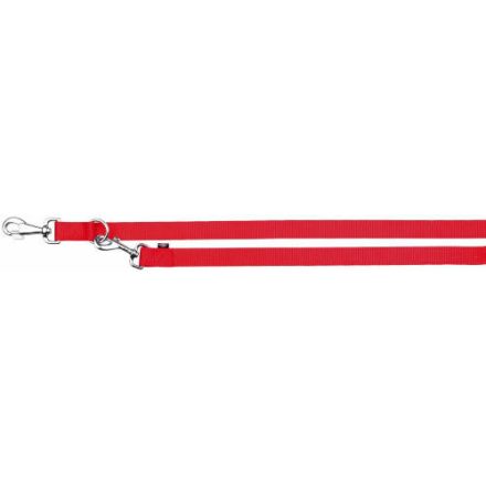 Trixie 13953 Classic Adjustable - állítható póráz - piros (XS-S) 2m/15mm