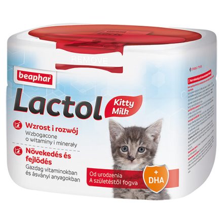 Beaphar Lactol Kitty Milk tejpótló tejpor Taurinnal 250g