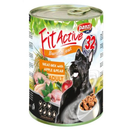 FitActive  dog konzerv Meat-Mix 415g  