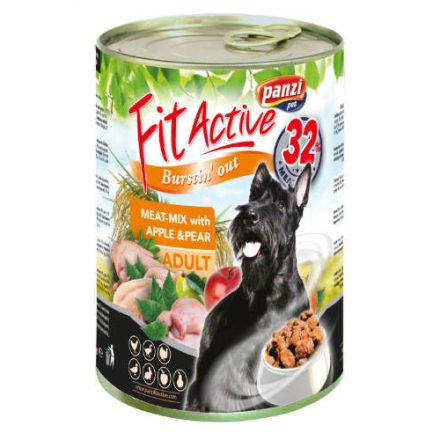 FitActive  dog konzerv Meat-Mix 415g  