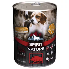   Spirit of Nature Dog vaddisznóhúsos konzerv kutyáknak 415g