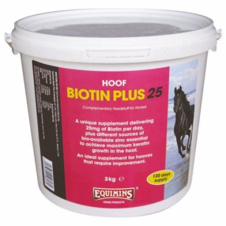 Equimins Biotin Plus – 25 mg / adag biotin tartalommal 5kg vödrös