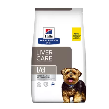 Hill's PD Canine l/d Liver Care gyógytáp 4kg lejárat közeli