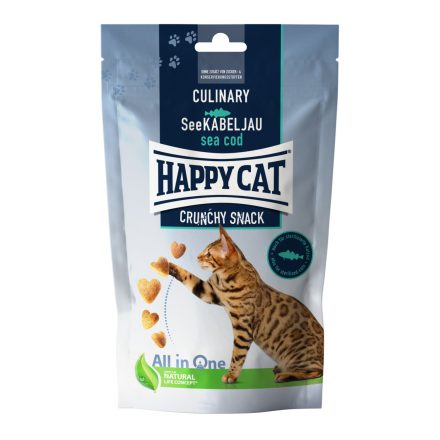 Happy Cat Crunchy snack tőkehal 70g