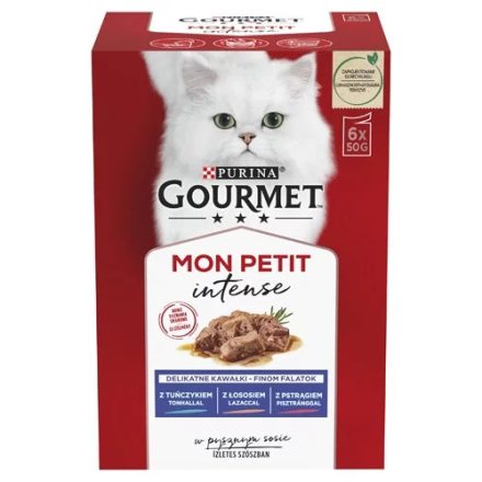 Gourmet Mon Petit halas nedves macskaeledel 6x50g