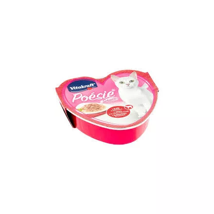 Vitakraft Poésie Sauce 85g borjú sajtszószban alutálkás macskaeledel