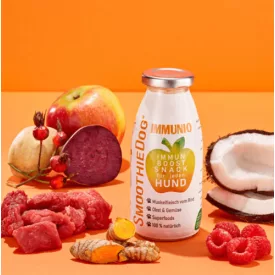   SmoothieDog - Immunerősítő smoothie kutyáknak marhahússal 250ml