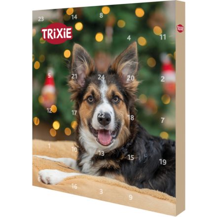 Trixie 9268 Xmas Advent Calendar for Dogs - jutalomfalattal töltött adventi kalendárium kutyák részére (24x8g)