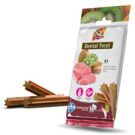   N&D Tropical Selection Dog Pork fogtisztító jutalomfalat kutyának Med&max 100g
