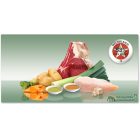 PLATINUM MENU Beef + Chicken-nedves kutyatáp felnőtt kutyának marha és csirke 12x185g