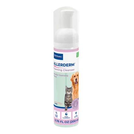 Allerderm tisztító hatású micellás hab kutyák és macskák számára 100ml lejárat közeli