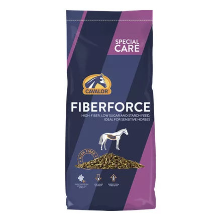 Cavalor Fiberforce Expert magas rosttartalmú müzli érzékeny lovak számáralótáp 15 kg (472480)
