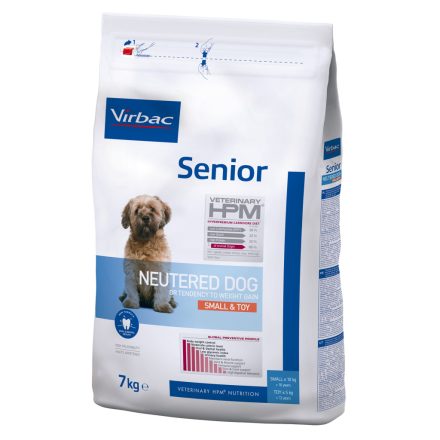 Virbac HPM Senior Neutered Dog Small & Toy Dental száraz eledel 7kg