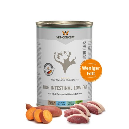 Vet-Concept Dog Intestinal Low Fat diétás konzerv 6x400g