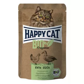   Happy Cat Bio Organic alutasakos eledel - Baromfi és kacsa 12x85g