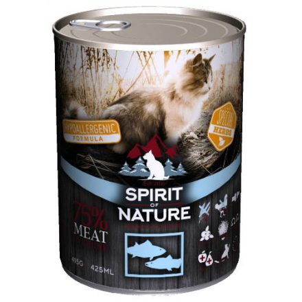Spirit of Nature Cat tonhalas és lazacos konzerv 415g