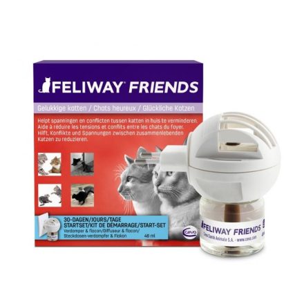 Feliway Friends párologtató készülék és folyadék macskáknak