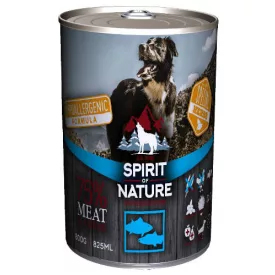   Spirit of Nature Dog tonhalas és lazacos konzerv kutyáknak 800g