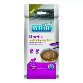   Vet Life Adult Cat Struvite Creamy Treat krémes jutalomfalat húgykövességre hajlamos, válogatós vagy gyógyszerezett cicáknak 60g