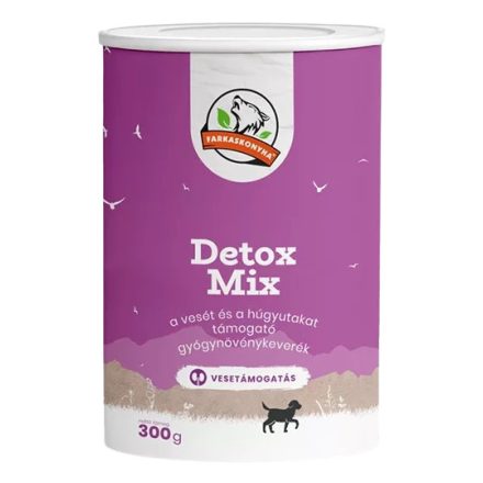 Farkaskonyha Detox-Mix vesét és húgyutakat támogató gyógynövénykeverék kutyának 300g 