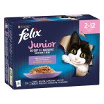   Felix Fantastic junior in jelly - marha,csirke,lazac,szardínia aszpikban (12x85g)