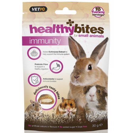 Mark&Chappell Healthy Bites Immunity Care jutalomfalat kisállatoknak 30g