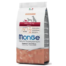   Monge Dog Mini Adult Monoprotein lazac-rizs száraz kutyaeledel 15kg