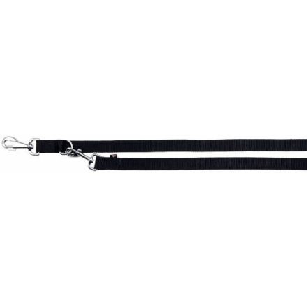 Trixie 13971 Classic Adjustable - állítható póráz - fekete (L-XL) 2m/25mm