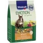   Vitakraft Emotion Beautiy All Ages Rabbit - Teljes értékű eledel (egészséges bőr,szőr) törpenyulak részére 600g