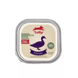   Leiky 100% kacsahús és belsőségek alutálkás eledel kutyának 300g