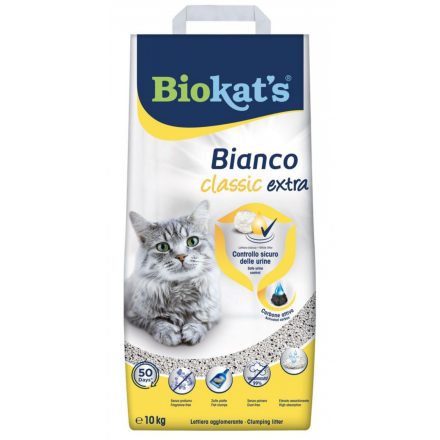 GimCat Biokats Bianco Classic Extra macskaalom 10 kg