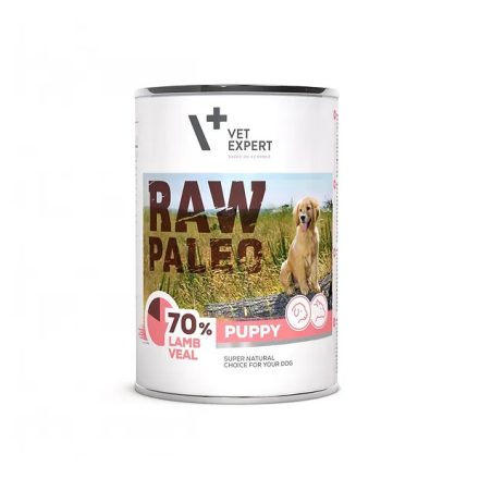 Raw Paleo Bárány és borjú konzerv kölyökkutyák részére 400g