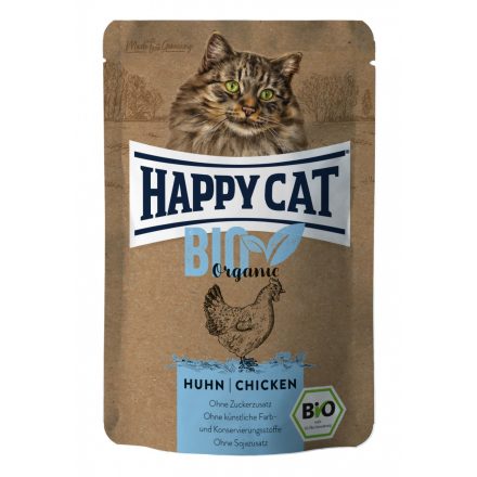 Happy Cat Bio Organic alutasakos eledel - Csirke 85g