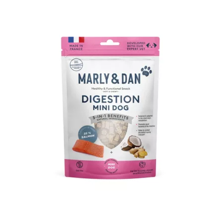Marly & Dan Digestion Treats for Mini Dog jutalomfalat kistestű kutyáknak 50g
