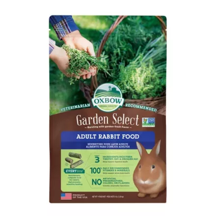 Oxbow Garden Select Adult Rabbit teljesértékű táp nyulak részére 3,6kg