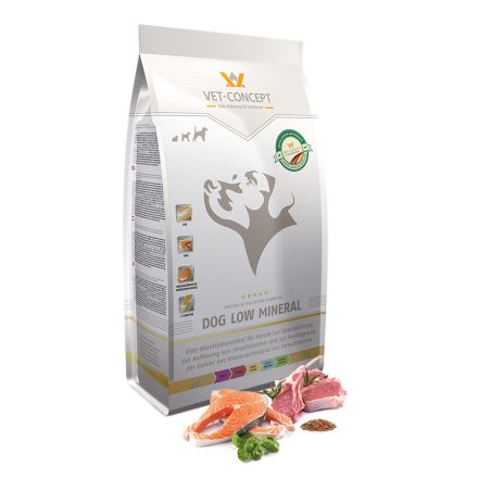 Vet-Concept Dog Low Mineral száraz diétás kutyatáp 600g