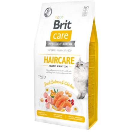 Brit Care Cat Grain Free Haircare Salmon & Chicken 400g