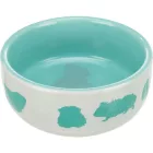 Trixie 60732 Ceramic Bowl színes kerámia tál tengerimalacok részére (250ml /Ø11cm)