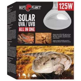   Repti Planet Solar UVA/UVB All in One - UVA,UVB fény- és hősugárzó izzó (125W)