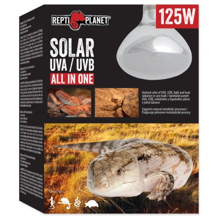 Repti Planet Solar UVA/UVB All in One - UVA,UVB fény- és hősugárzó izzó (125W)