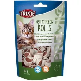 Trixie 42702 Premio Rolls hal-csirke jutalomfalatkák 50g