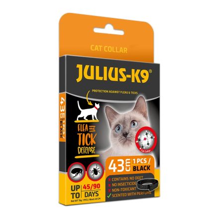 Julius K-9 Cat Collar - Bolha-, kullancs riasztó nyakörv macskák részére 43cm